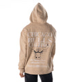 Chicago Bulls Unisex Oversized Graphic Hoodie Fleece - Tan view 2