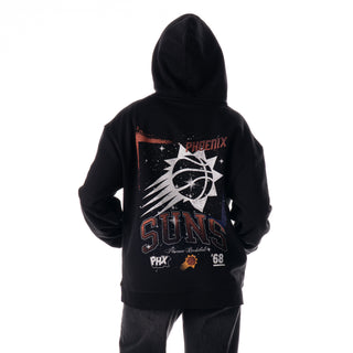 Phoenix Suns Unisex Splatter Graphic Hoodie - Black