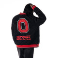 Ohio State Buckeyes Unisex Quilted Puffer Jacket - Black view 3