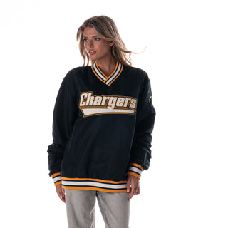 Los Angeles Chargers Unisex V-Neck Windbreaker - Navy