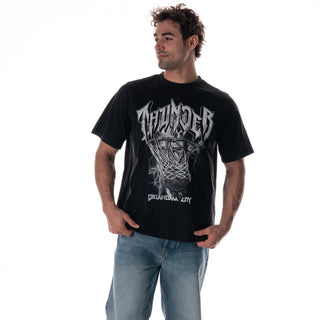 Oklahoma City Thunder Unisex Tonal Band Tee - Black