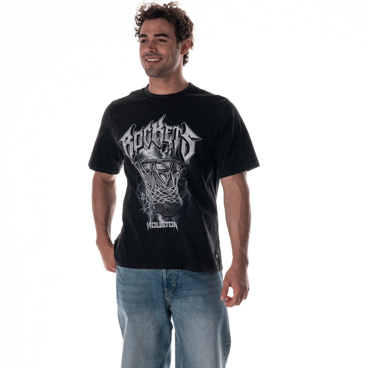 Houston Rockets Tonal Band Tee - Black