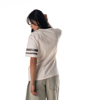 Anaheim Ducks Women's Vintage Drop Shoulder Tee - Cream