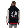 Los Angeles Clippers Unisex Varsity Hooded Jacket - Navy/White view 2