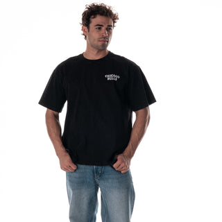 Chicago Bulls Unisex Evergreen Band Tee - Black