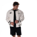 Green Bay Packers Unisex Embossed Knit Bomber - Vintage White view 3