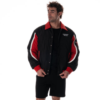 Chicago Bulls Unisex Statement Racing Jacket - Black