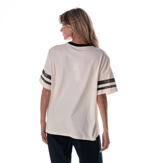 Philadelphia Flyers Women's Vintage Drop Shoulder Tee - Cream