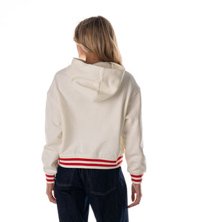 Carolina Hurricanes Cropped Hoodie – Vintage White