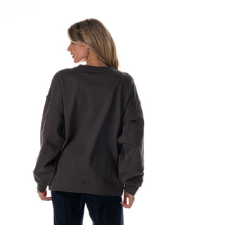 USC Women's Crystal Rock Crew Fleece - Charcoal