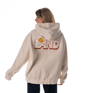 Cleveland Cavs Unisex Corduroy Hoodie - Cream