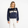 New York Yankees Women’s Cropped Corduroy Jacket - Navy view 3