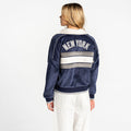 New York Yankees Women’s Cropped Corduroy Jacket - Navy view 2