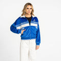 Atlanta Braves Women’s Cropped Corduroy Jacket - Blue view 2