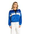 Atlanta Braves Women’s Cropped Corduroy Jacket - Blue view 1