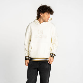 Los Angeles FC Embroidered Ribbed Hoodie - Black