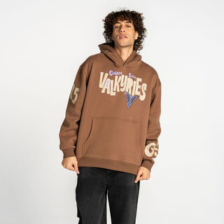 Golden State Valkyries Unisex Oversized Hoodie - Brown