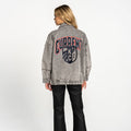Kansas City Current Women's Oversized Denim Jacket - Denim view 2