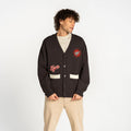 Indiana Fever Jacquard Button-Up Cardigan - Anthracite view 2