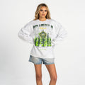 Seattle Storm Oversized Graphic Crewneck - Heather White view 2