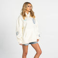 Kansas City Current Denim Patched Hoodie - White view 4
