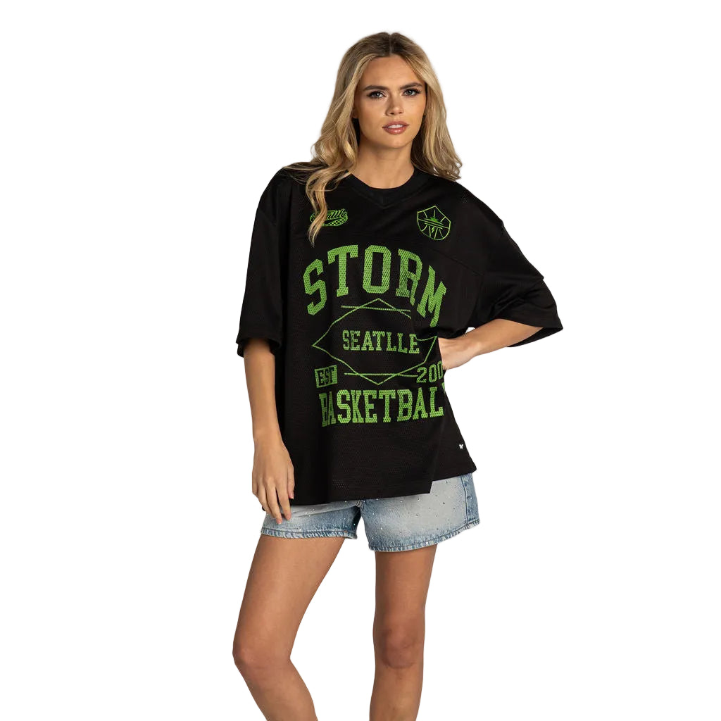 Seattle Storm Mesh Jersey - Black