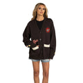 Indiana Fever Jacquard Button-Up Cardigan - Anthracite view 1