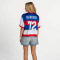Texas Rangers Women’s Fashion Crew Top - White view 3
