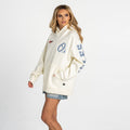 Baltimore Orioles Denim Patched Hoodie - White view 2