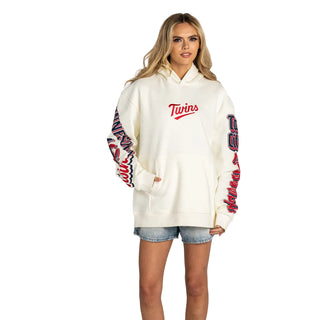 Minnesota Twins Graphic Hoodie - Cream