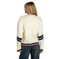 Houston Astros Women’s Cropped Cardigan - Cream view 3