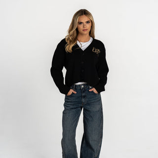 Los Angeles FC Women’s Jaquard Cardigan - Black