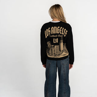 Los Angeles FC Women’s Jaquard Cardigan - Black