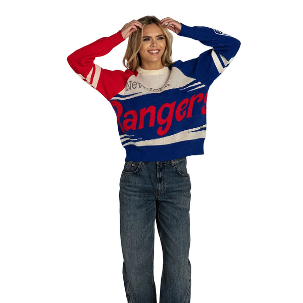 New York Rangers Women’s Graphic Sweater - Multi