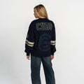 Chicago Cubs Women’s Oversized V-Neck Pullover - Navy view 3
