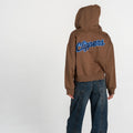 Los Angeles Clippers Women’s Washed Zip - Brown view 3