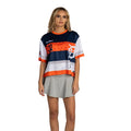 Detroit Tigers Women’s Crop Jersey - White view 1