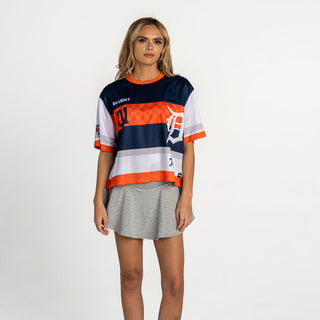 Detroit Tigers Women’s Crop Jersey - White