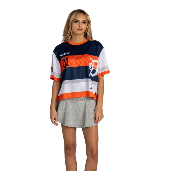 Detroit Tigers Women’s Crop Jersey - White