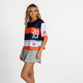 Detroit Tigers Women’s Crop Jersey - White view 2