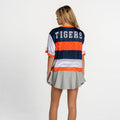 Detroit Tigers Women’s Crop Jersey - White view 4
