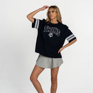 Minnesota Twins Crystal Tee - Navy