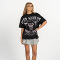 Inter Miami CF Women's Oversized Graphic Dolman S/S - Black view 3