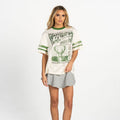 Milwaukee Bucks Women's Drop Shoulder Tee - Cream view 3