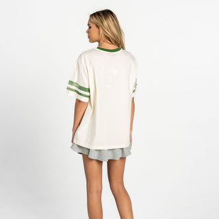 Milwaukee Bucks Women's Drop Shoulder Tee - Cream
