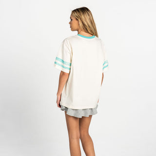 Kansas City Current Women's Drop Shoulder Tee - Cream