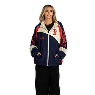 Boston Red Sox Oversized Raglan Track Jacket - Multi