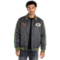 Green Bay Packers Unisex Oversized Nylon Jacket - Black view 1