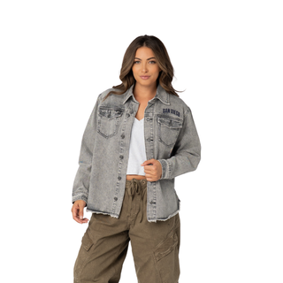 San Diego FC Women's Denim Shacket - Denim