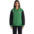Dallas Stars Quilted Bomber Jacket - Green/Black view 2